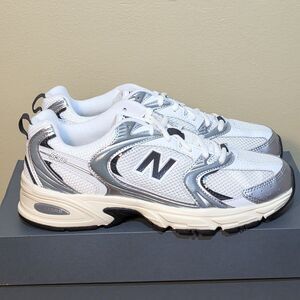 New Balance 530 Silver Metallic Black Cement U530ESA Men's Size 8 Women's 9.5